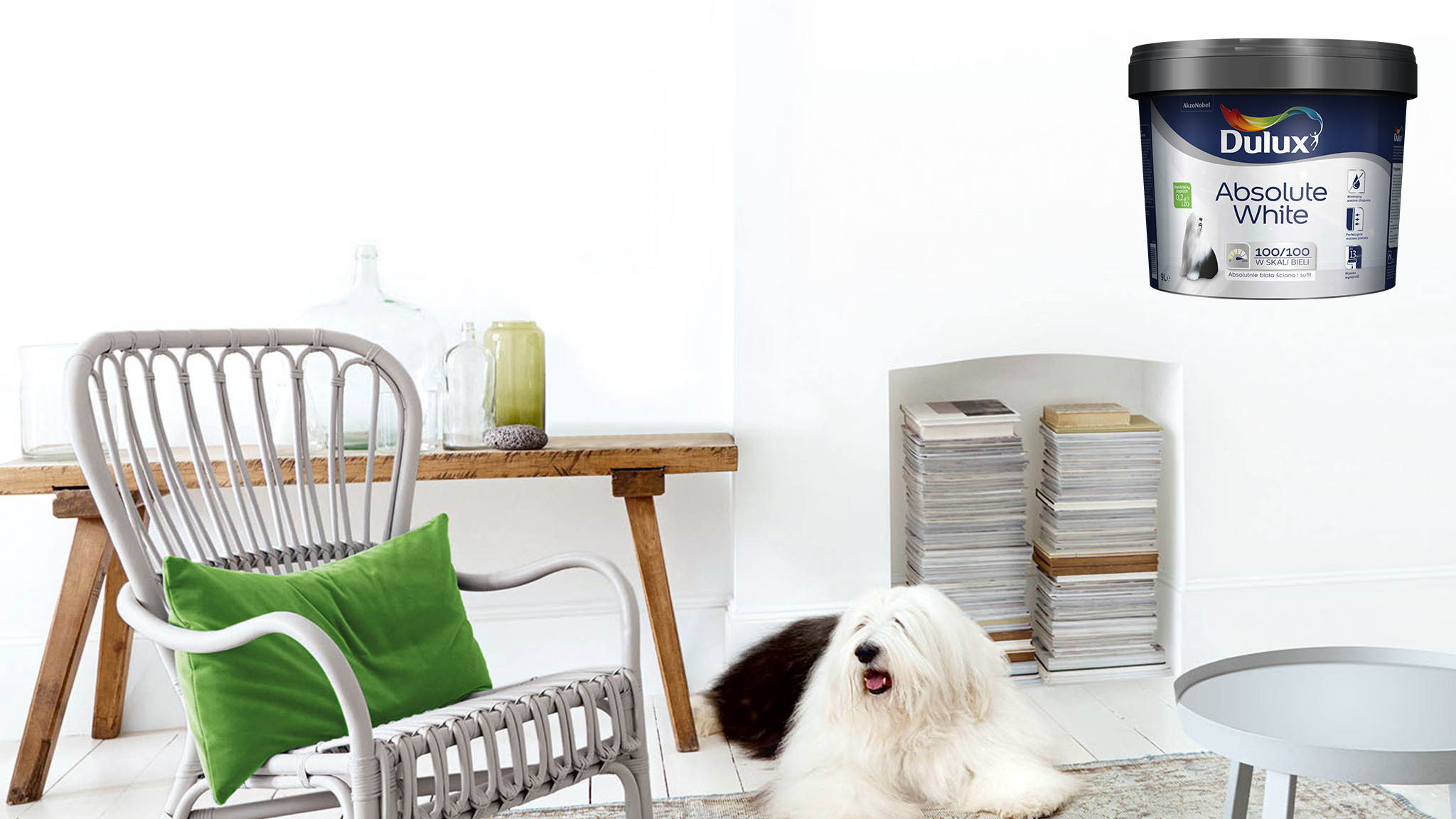 Dulux Absolute White Nowy produkt - Dulux Absolute White