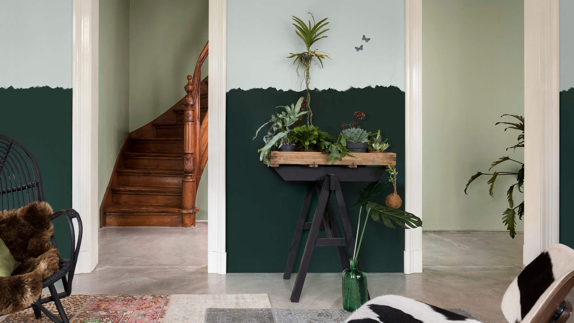 Salon w stylu boho